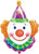 Anagram Clown Head 25" Supershape Balloon