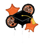 Anagram Congrats Grad Orange Graduation Balloon Bouquet