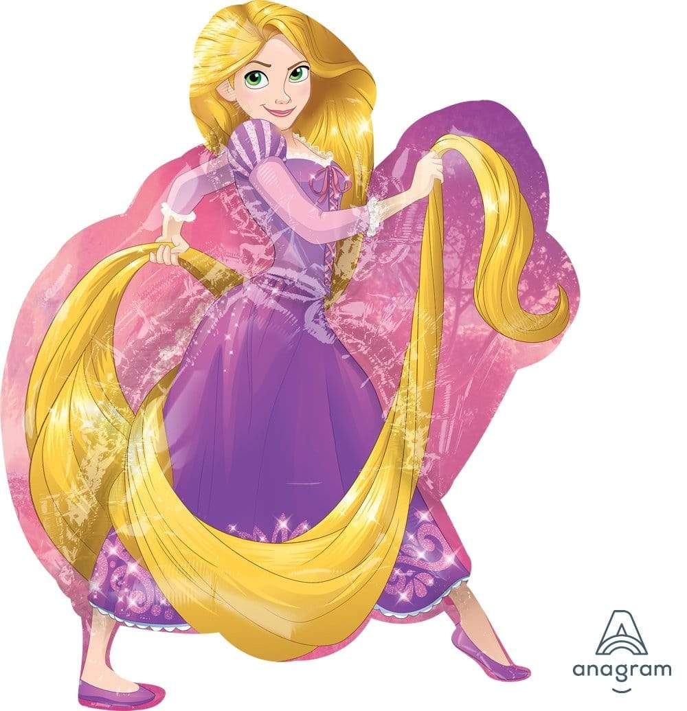 strapless open back dress Disney Princess Swinging Adventures Rapunzel Doll main image 1