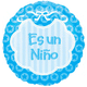 Es Un Niño Babero Azul 18″ Globo