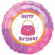 Happy Birthday Pink Purse Bolso 18″ Globo