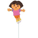 14" Dora The Explorer Balloon (requires heat-sealing)