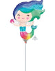 14"Happy Mermaid Balloon (requires heat-sealing)