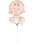 Anagram Mylar & Foil 14" Welcome Baby Balloon (requires heat-sealing)