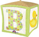 Globos de aluminio Cubez Baby Block de 15"