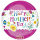 Globos metalizados Orbz Happy Mothers Day de 16"