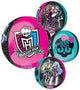 Globos metalizados Orbz Monster High de 16"