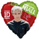 17″ Niall Horan 1D One Direction con globo de amor