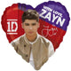 17″ Zayn Malik One Direction con globo de amor