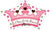 Anagram Mylar & Foil 18" A Crown Little Princess Foil Balloons