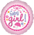 Anagram Mylar & Foil 18" Baby Girl Gingham Foil Balloons