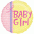 Anagram Mylar & Foil 18" Baby Girl Spice and Sugar Foil Balloons