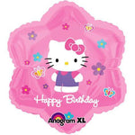 Anagram Mylar & Foil 18" Hello Kitty Flowers and Butterflies Birthday Foil Balloons
