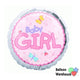 18" Its a Baby Girl Foil Balloons