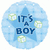 Anagram Mylar & Foil 18" Its a Boy Blue Star Foil Balloons