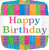 Anagram Mylar & Foil 18" Pattern Happy Birthday Foil Balloons
