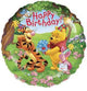 18" Pooh and Friends Happy Birthday Foil Balloons