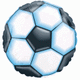 18" Soccer Ball Foil Balloons 5 Count