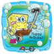 Globo de aluminio de 18" Bob Esponja Kick'n Birthday