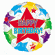 18" Star Birthday Foil Balloons