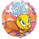 Globos de papel de aluminio de 18" con el pájaro Tweety de cumpleaños Have a Tweet