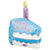 Anagram Mylar & Foil 24" Happy Birthday Cake WIth Candle