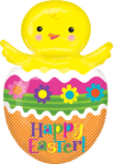 26" Happy Easter Chick in Egg Balloon
