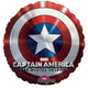 Globos de papel de aluminio con el escudo del Capitán América de 28"