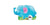 Anagram Mylar & Foil 28" Jungle Party Elephant Foil Balloons