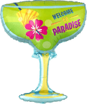 Globo de bebida Margarita de 28" Bienvenido al Paraíso