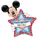 Anagram Mylar & Foil 30" Personalized Mickey Mouse Happy Birthday Balloon