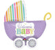 Globos de aluminio Baby Brights de 32"