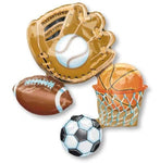 Anagram Mylar & Foil 32" Sports SuperShape Foil Balloon