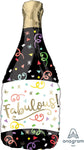Anagram Mylar & Foil 36" Colorful Champagne Bottle 36″ Balloon