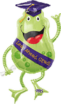 36" Giant Graduation Leap Ahead Grad Frog Balloon