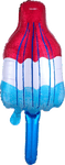 Anagram Mylar & Foil 40" Red White Blue Bomb Pop Popsicle Balloon