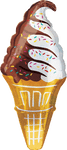 Anagram Mylar & Foil 41" Giant Ice Cream Cone with Sprinkles Balloon