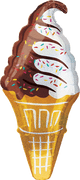 Cono de helado gigante de 41" con globo Sprinkles