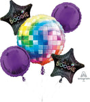 Anagram Mylar & Foil 70s Disco Fever Balloon Bouquet