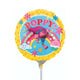 9" Airfill Poppy Trolls Foil Balloons