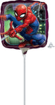 Anagram Mylar & Foil 9" Airfill Spiderman Animated Foil Balloons