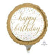 9" Pastel Birthday Foil Balloons