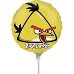 Anagram Mylar & Foil 9" Yellow Angry Bird Foil Balloons