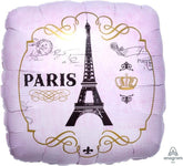 Anagram Mylar & Foil A Day in Paris Eiffel Tower 17″ Balloon