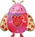 Anagram Mylar & Foil Adorable Love Bug 18″ Balloon