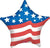 Anagram Mylar & Foil American Flag Star 28″ Balloon