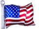 Globo de aluminio de 27″ con la bandera estadounidense de EE. UU.