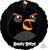 Anagram Mylar & Foil Angry Birds - Black Bird 18″ Balloon