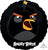 Anagram Mylar & Foil Angry Birds - Black Bird 18″ Balloon