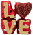 Anagram Mylar & Foil Animal Print Love 29″ Balloon